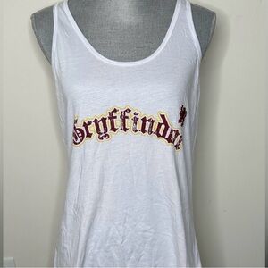 White Gryffindor Tank Top